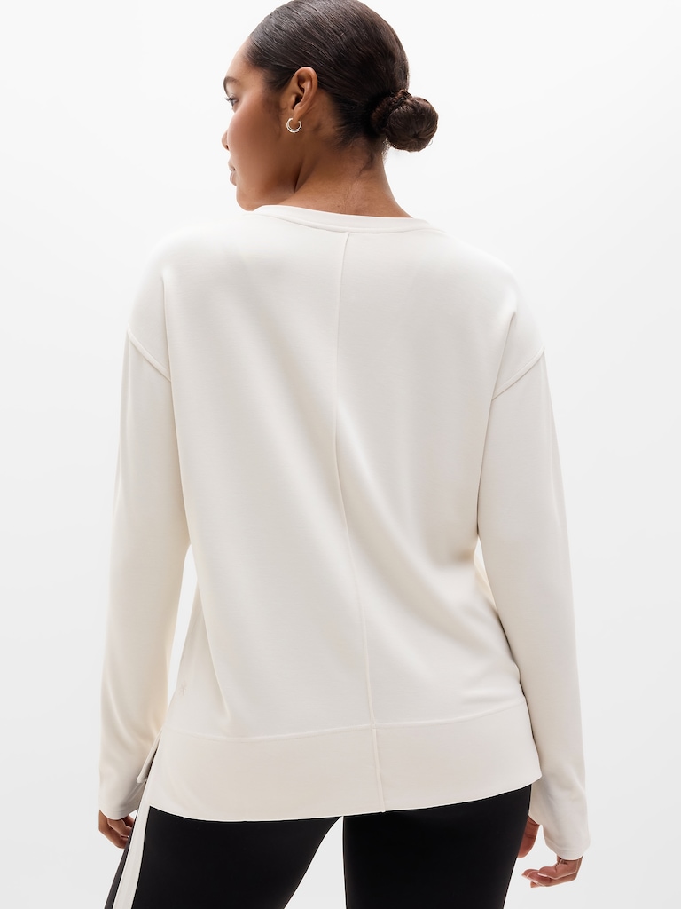 Seasoft V Neck Sweatshirt