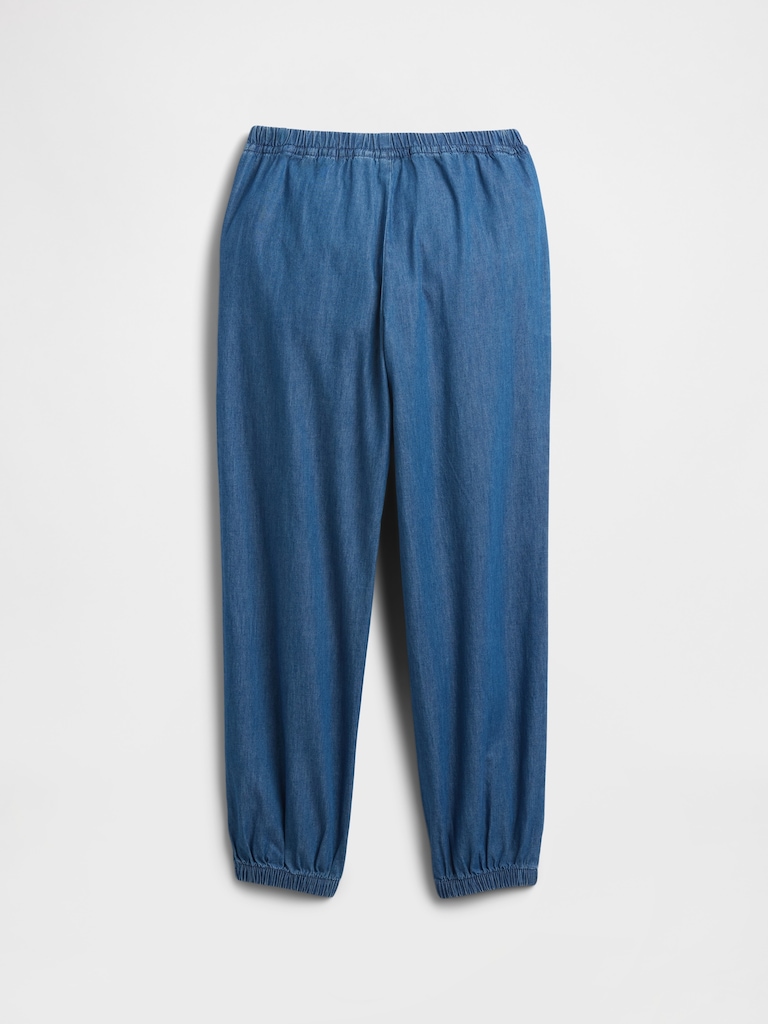 Kids Pull-On Twill Utility Joggers