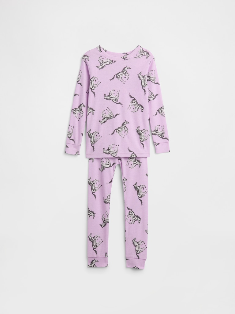 babyGap 100% Organic Cotton Zebra PJ Set