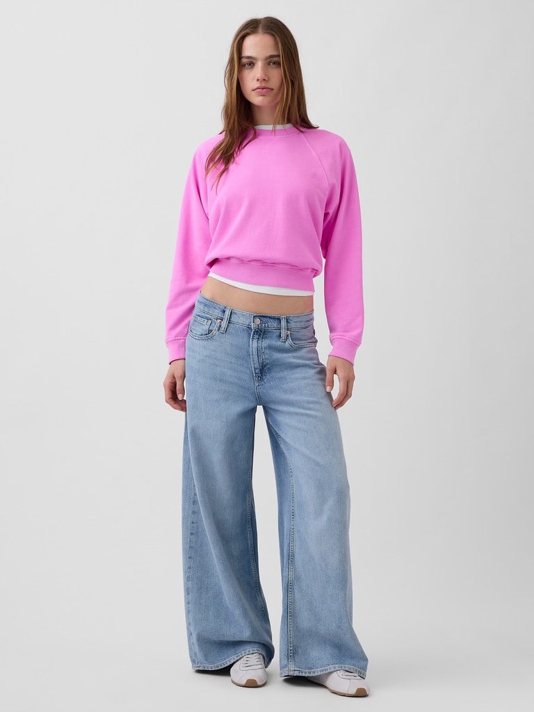 French Terry Raglan Sweatshirt