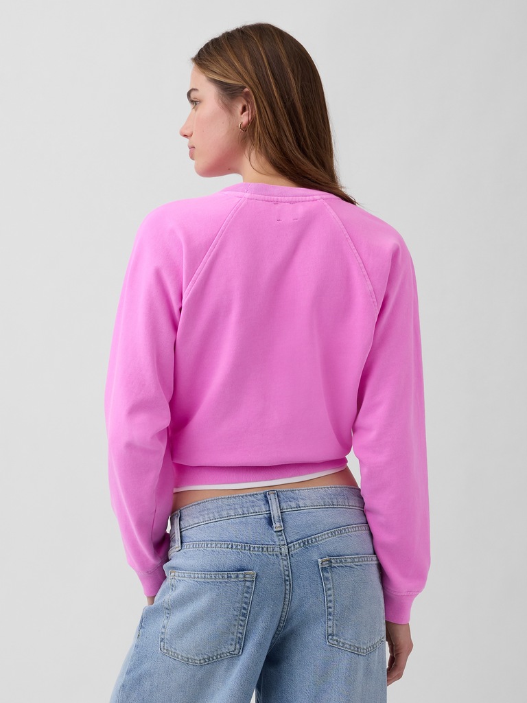 French Terry Raglan Sweatshirt