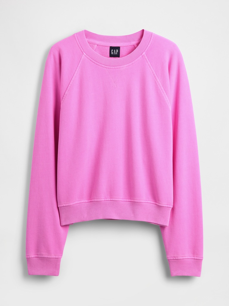 French Terry Raglan Sweatshirt