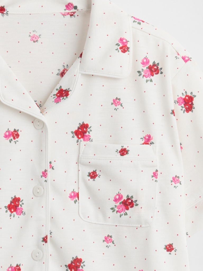 Kids Recycled PJ Short Set