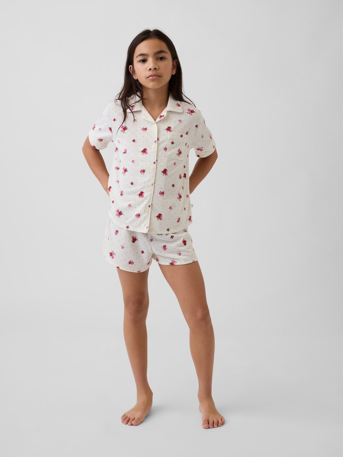 Kids Recycled PJ Short Set