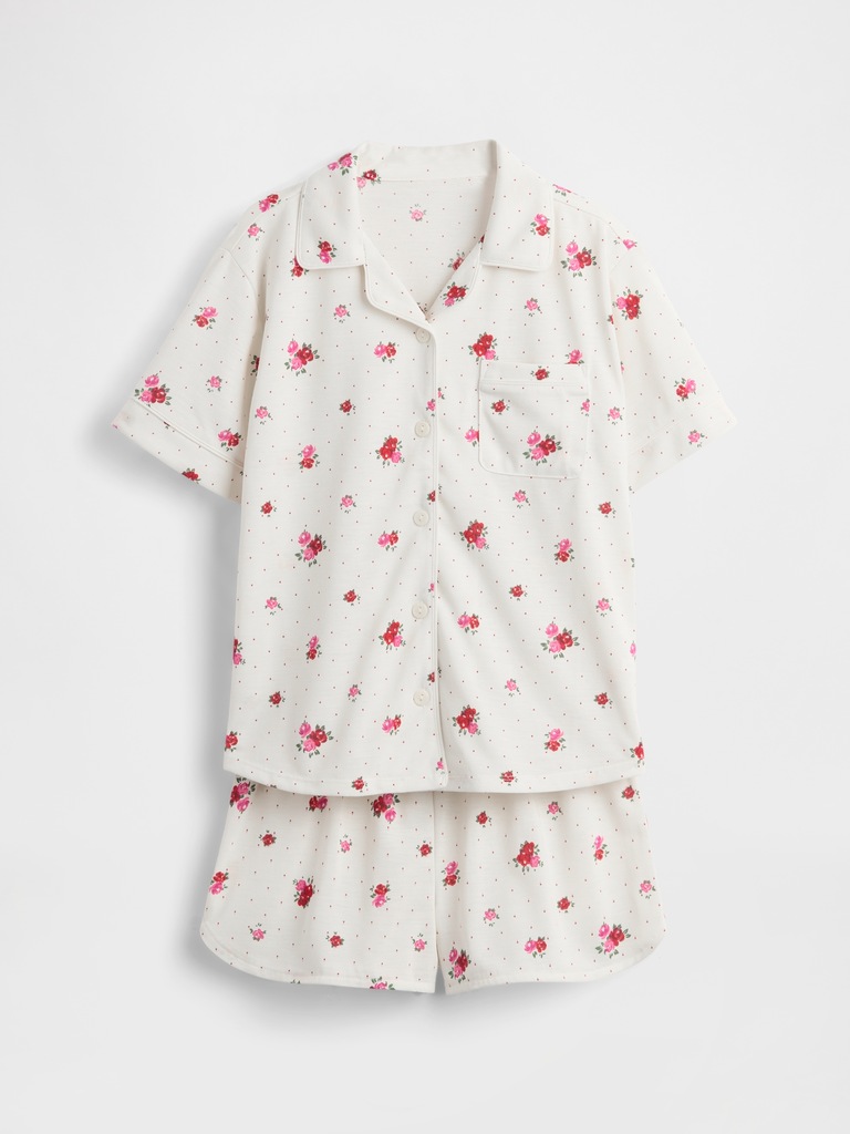 Kids Recycled PJ Short Set