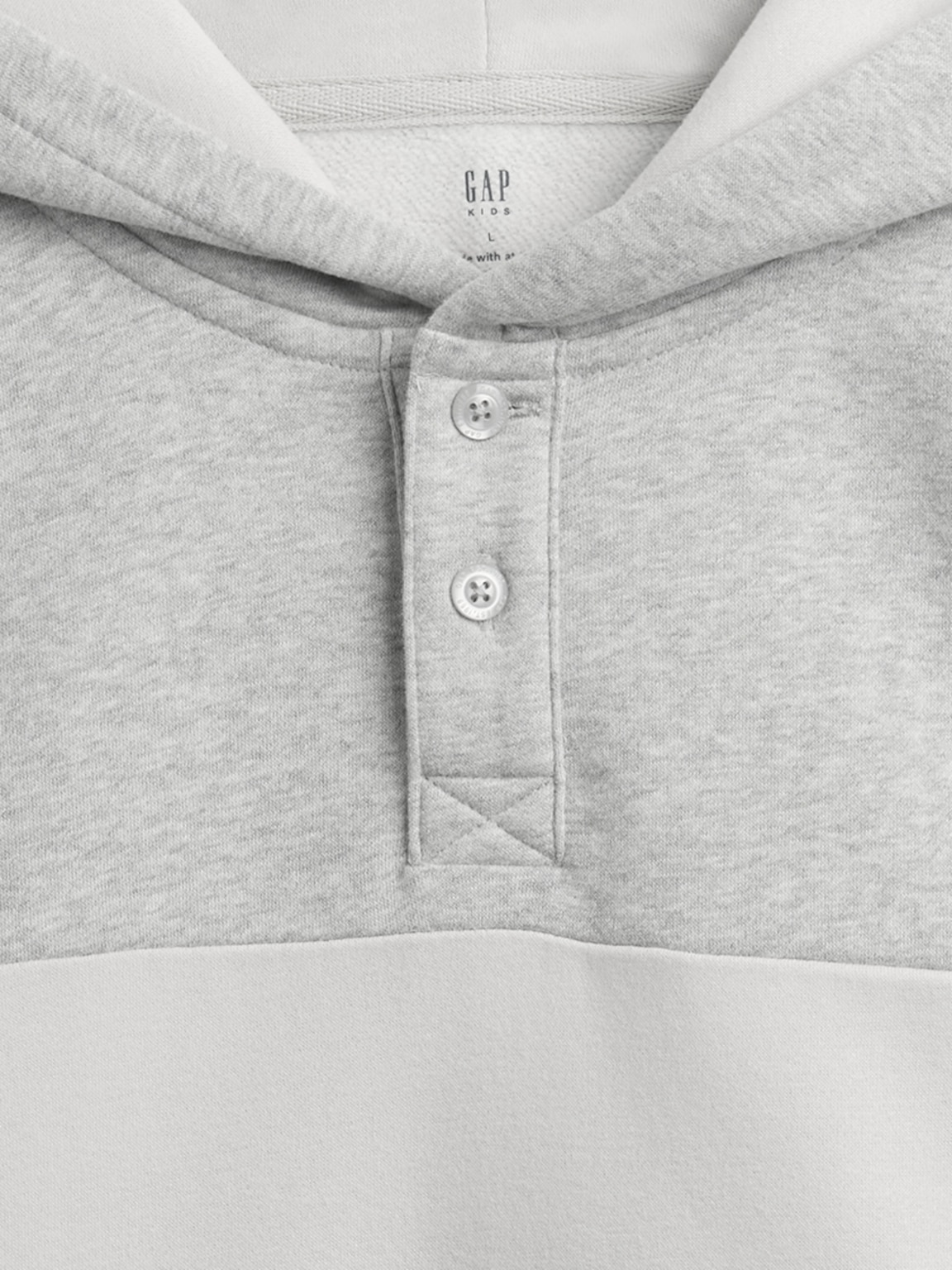 Kids VintageSoft Relaxed Henley Hoodie