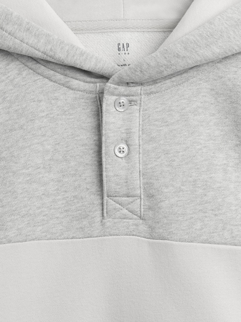 Kids VintageSoft Relaxed Henley Hoodie