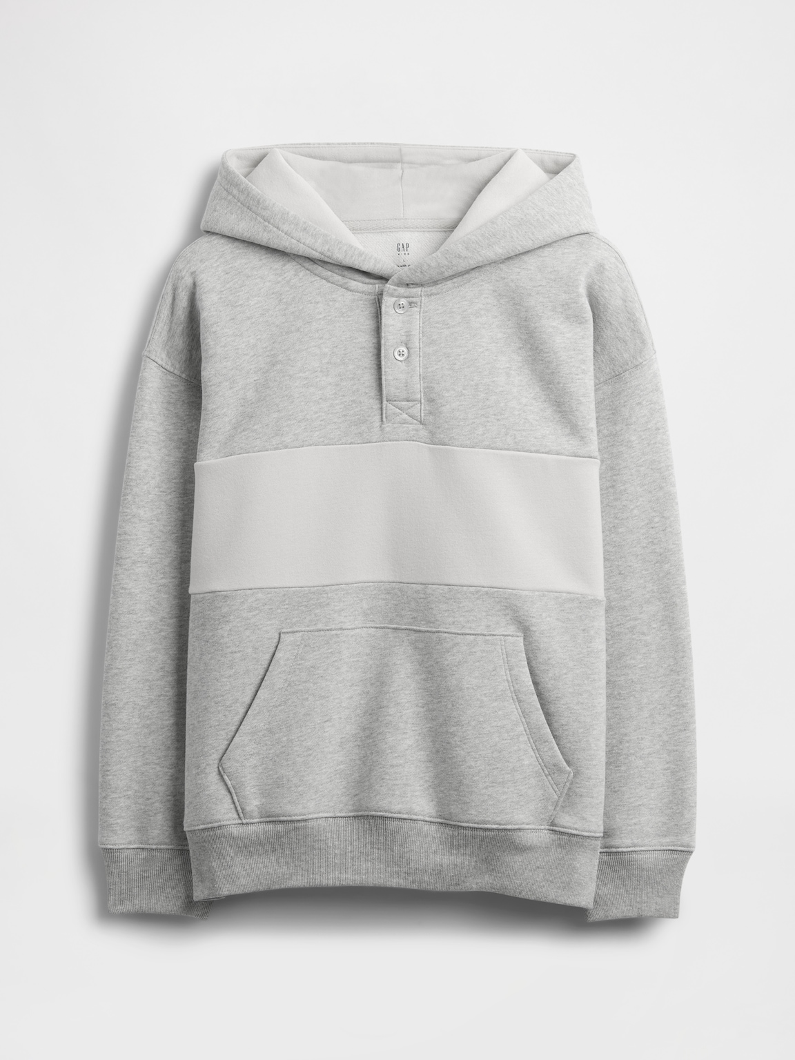 Kids VintageSoft Relaxed Henley Hoodie