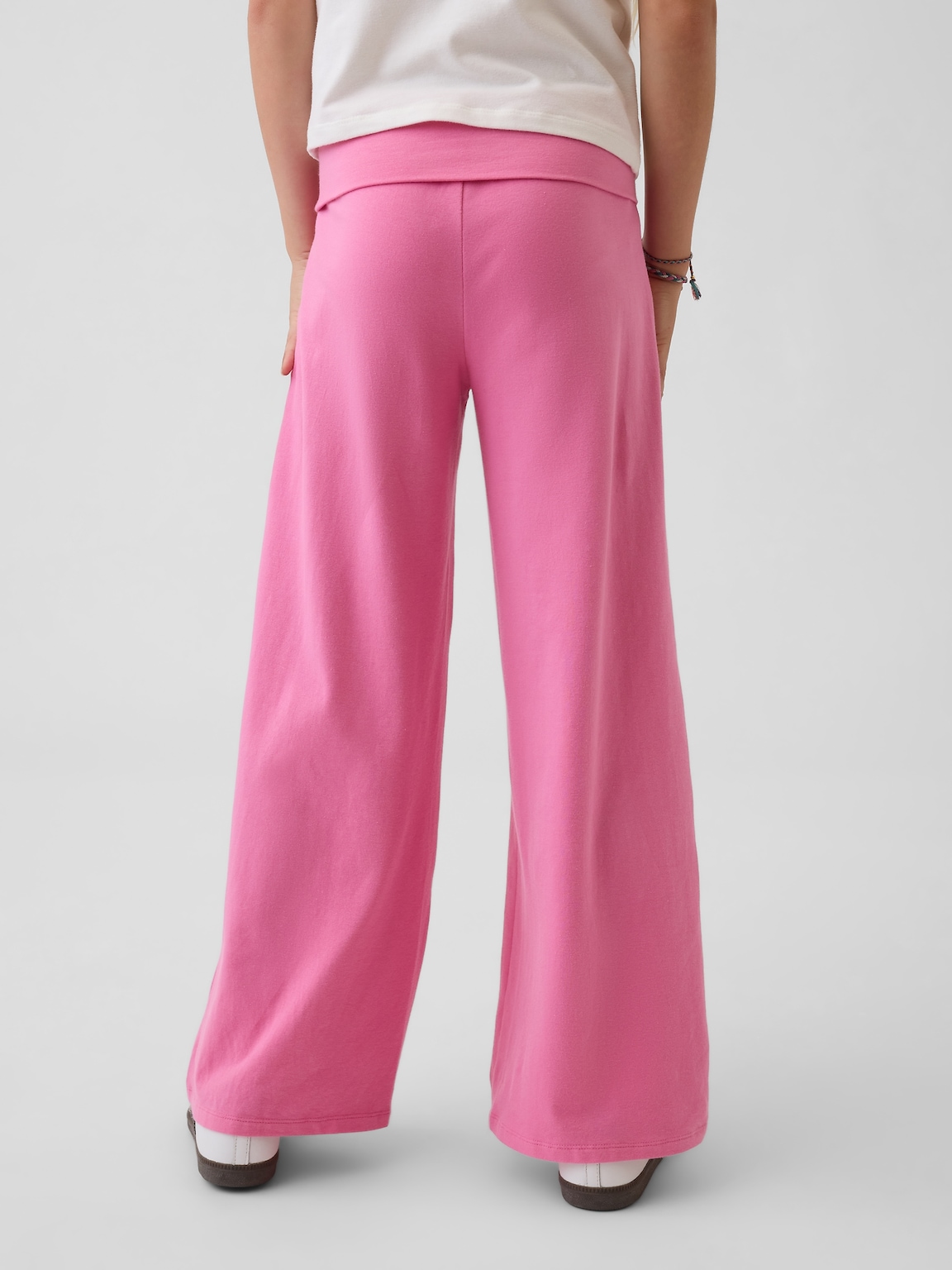 Kids Wide-Leg Foldover Leggings