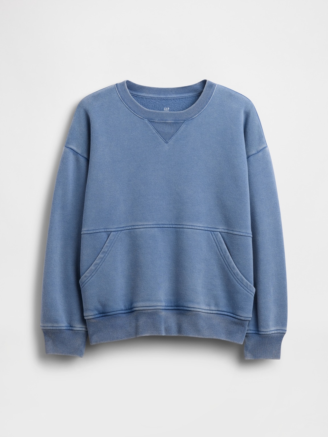 Kids VintageSoft Relaxed Crewneck Pocket Sweatshirt