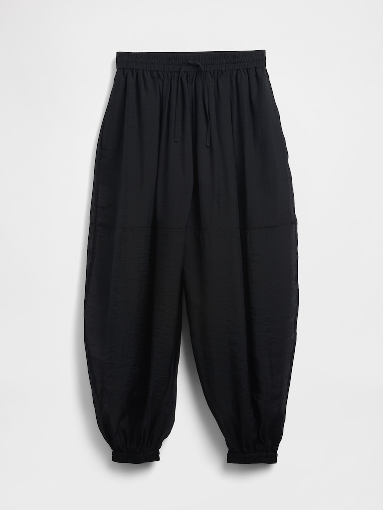 Sheer Parachute Joggers