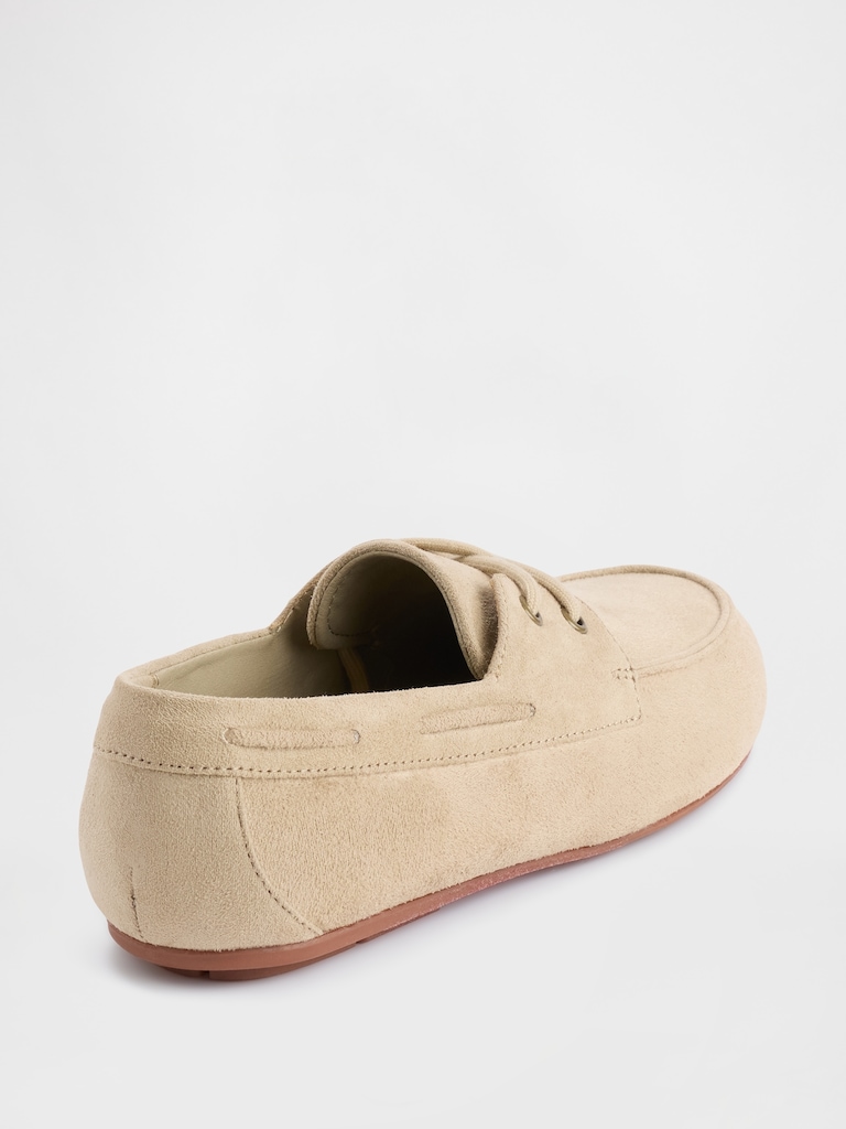 Kids Vegan Suede Loafers