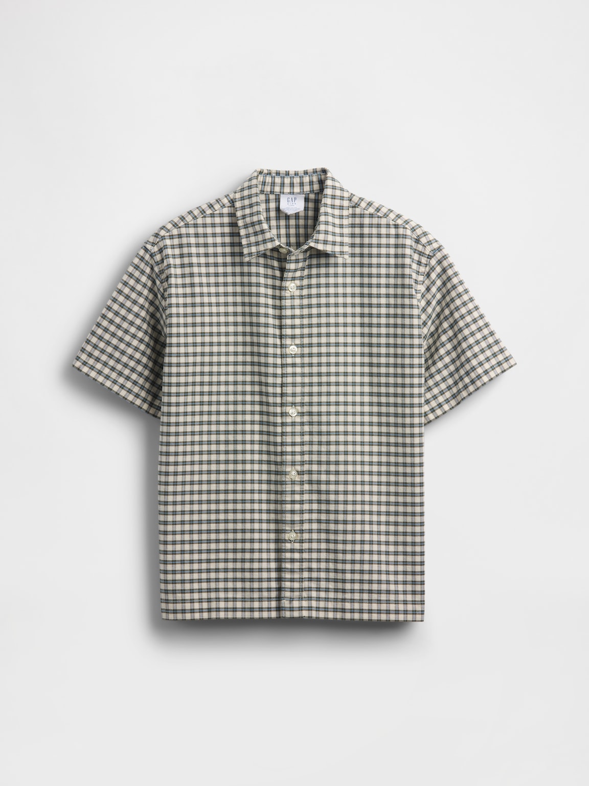 Kids Relaxed Plaid Oxford Shirt