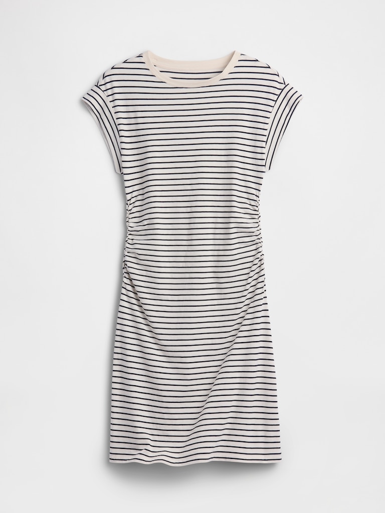 Ruched Jersey Mini Dress