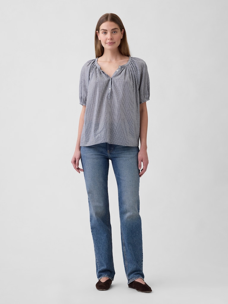 Oversized Puff Sleeve Top