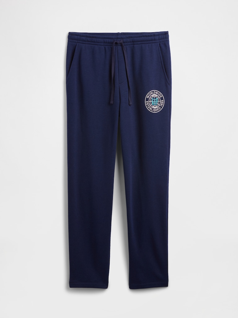 Gap Graphic Straight-Leg Sweatpants