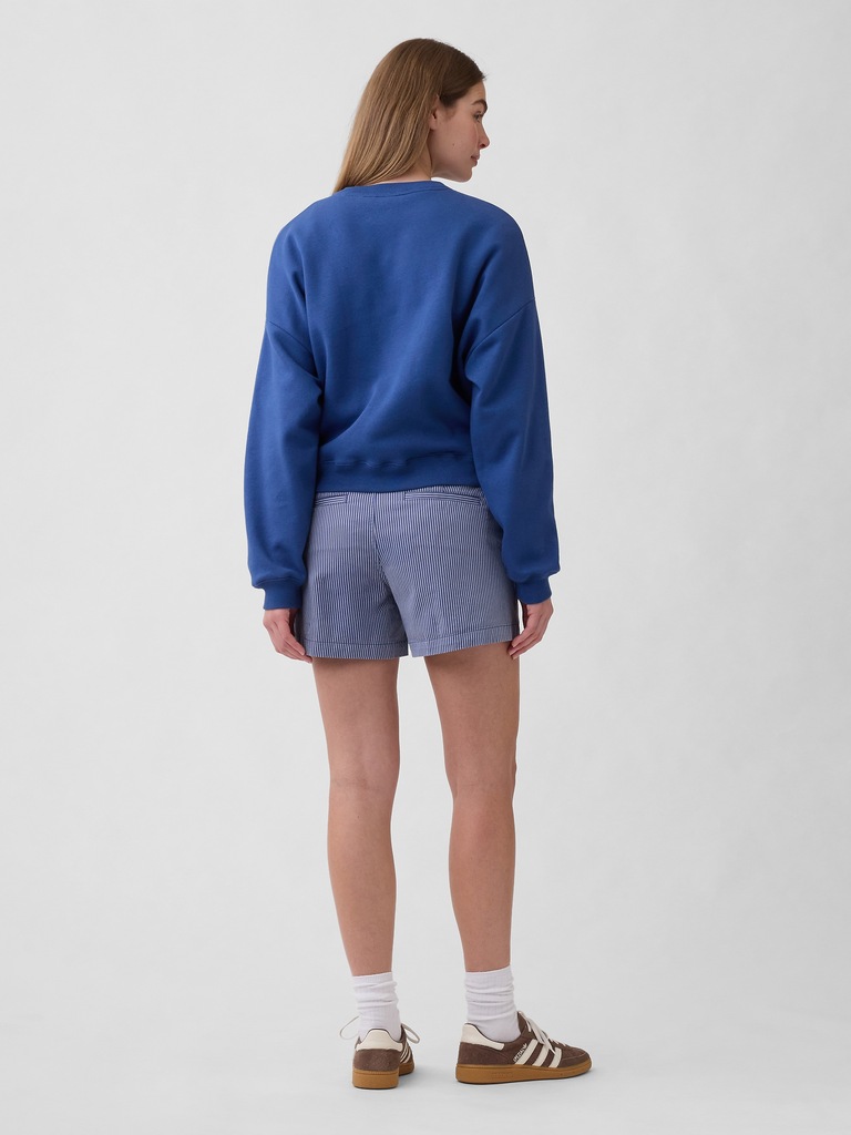 5" Mid Rise Downtown Khaki Shorts