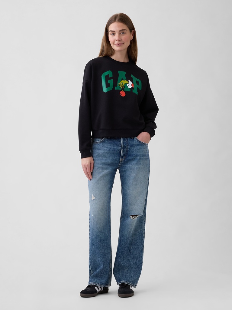 Oversized Gap Logo Sweatshirt
