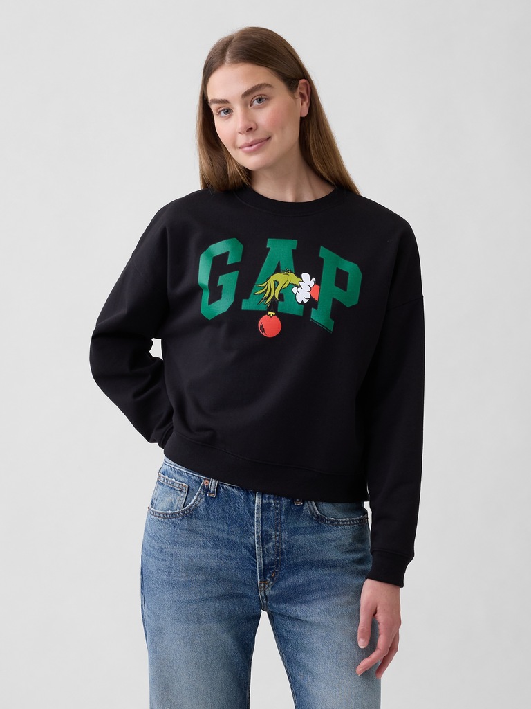 Oversized Gap Logo Sweatshirt