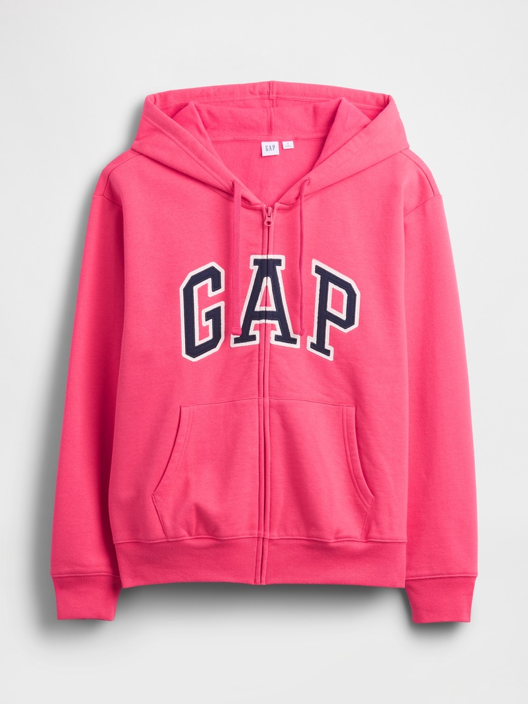 Relaxed Gap Logo Zip Hoodie