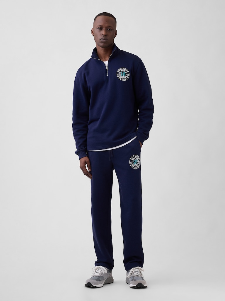 Gap Graphic Straight-Leg Sweatpants