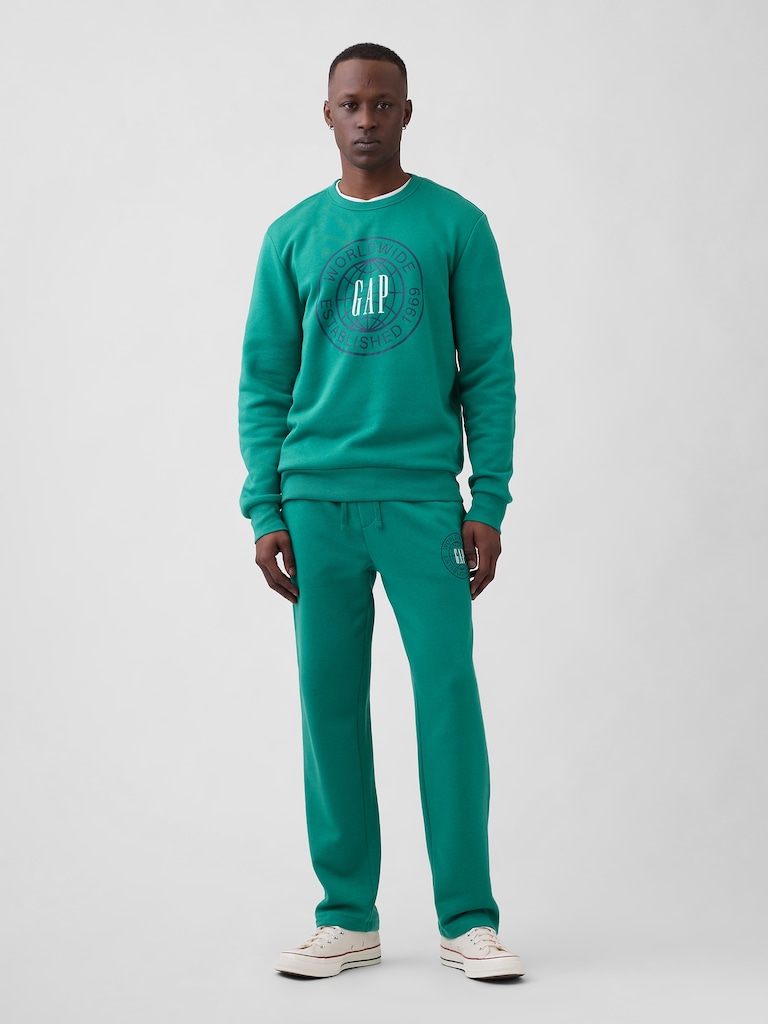 Gap Graphic Straight-Leg Sweatpants