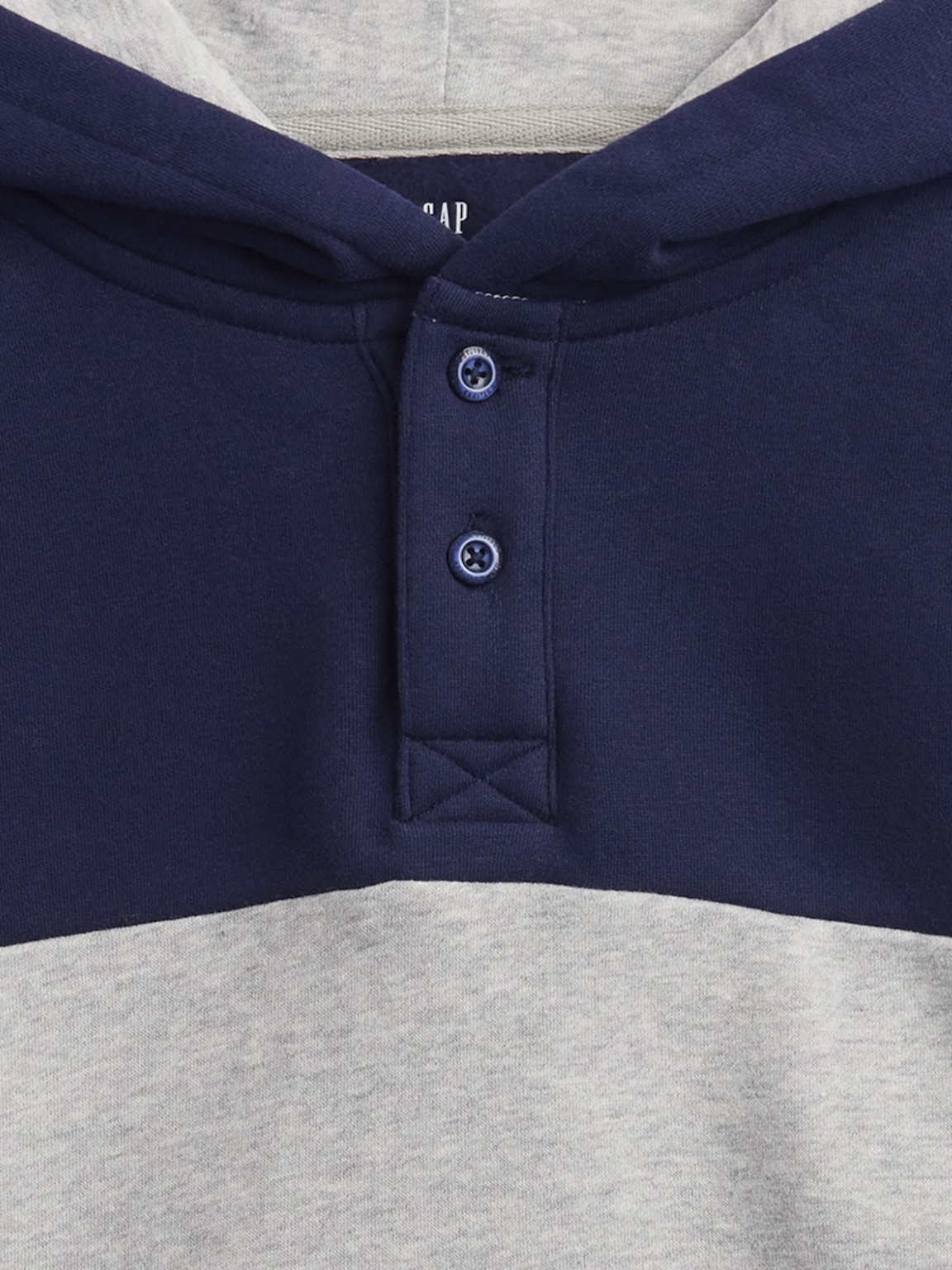 Kids VintageSoft Relaxed Henley Hoodie