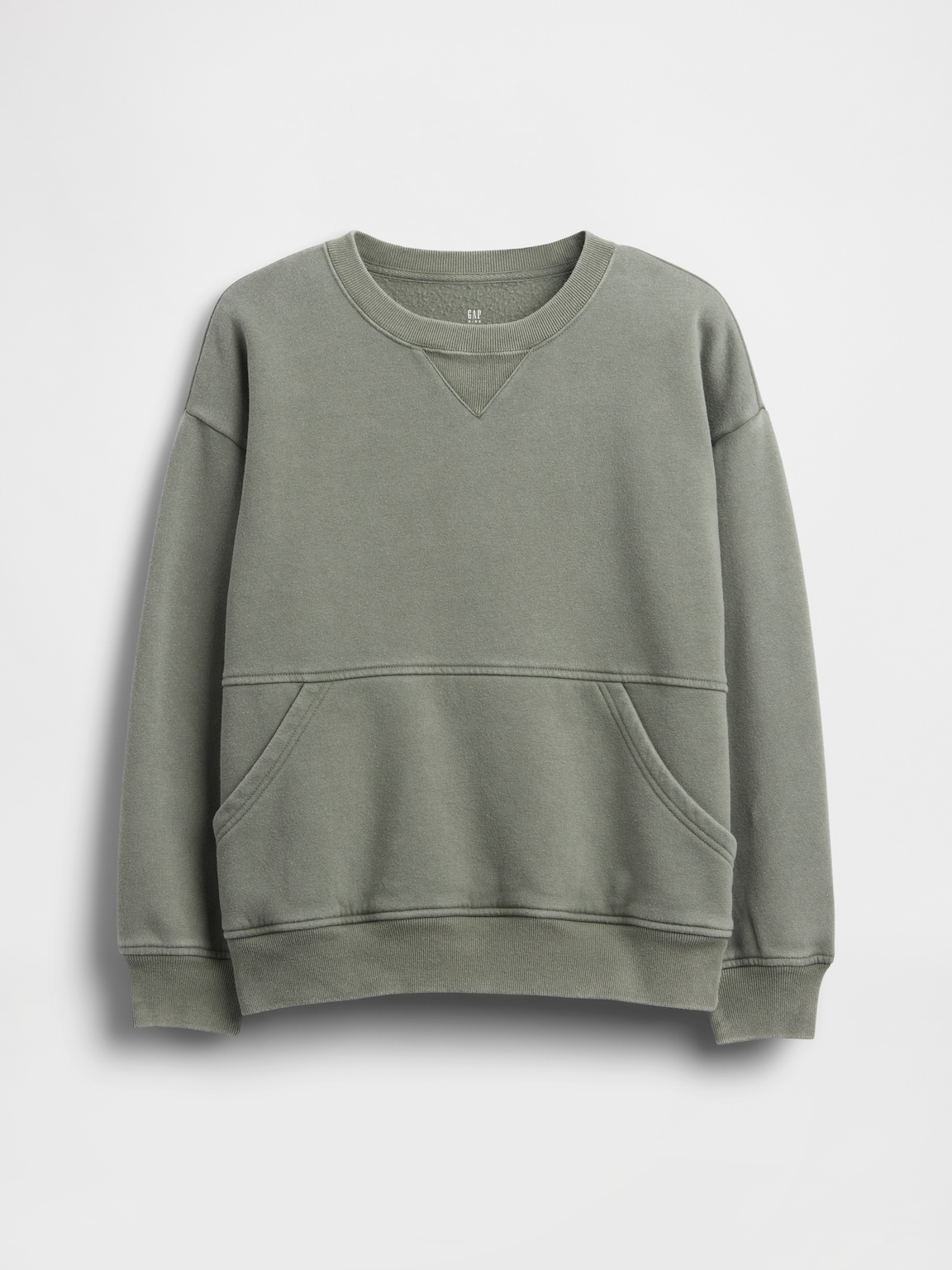 Kids VintageSoft Relaxed Crewneck Pocket Sweatshirt