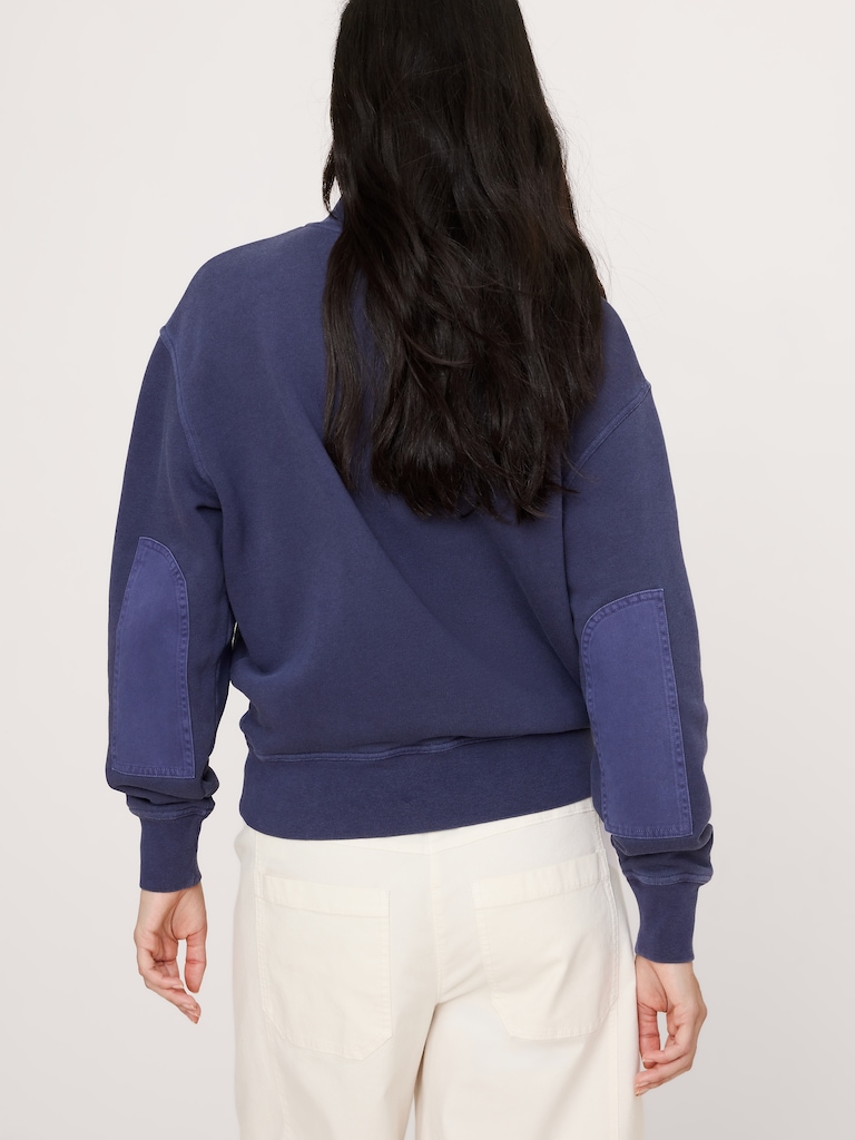 French Terry Henley Sweatshirt