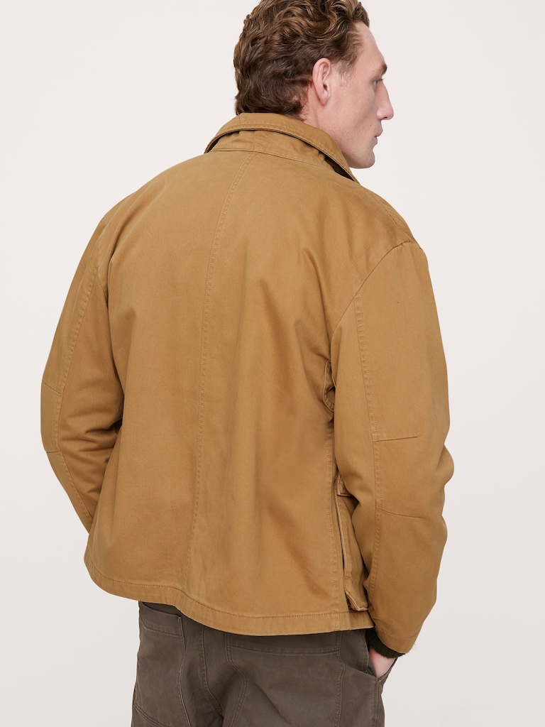 Cotton Fireman-Clasp Jacket