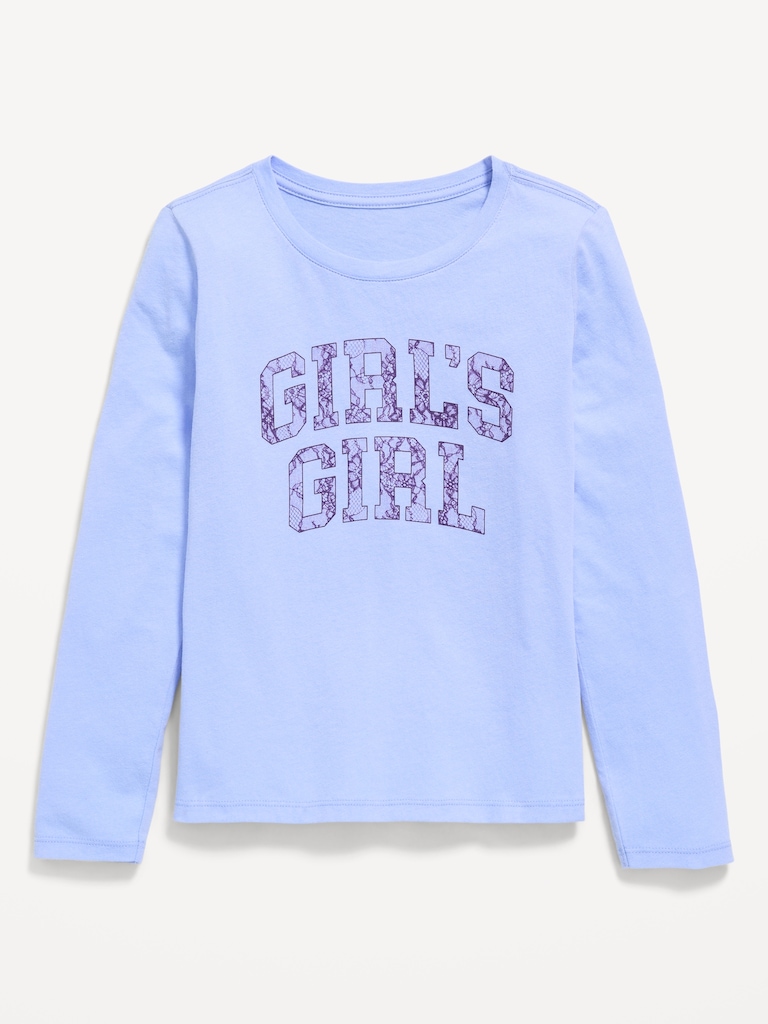 Long-Sleeve Graphic T-Shirt for Girls