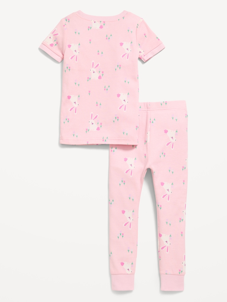 Printed Unisex Snug-Fit Pajama Set for Toddler & Baby