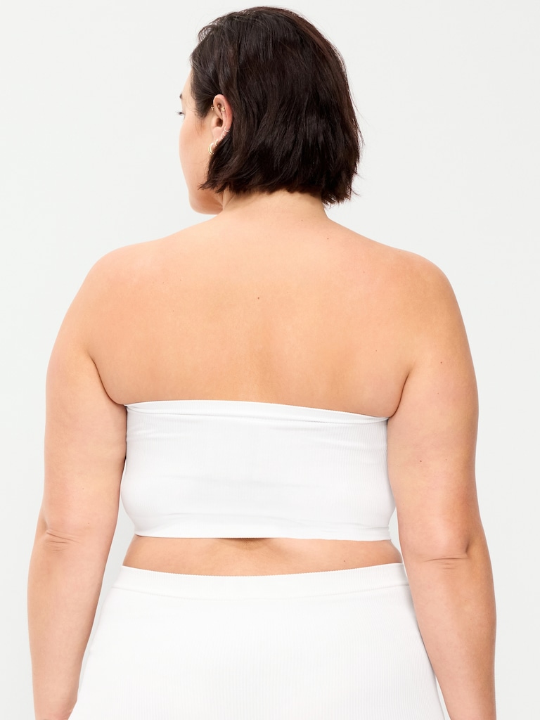 Seamless Ribbed Longline Bandeau