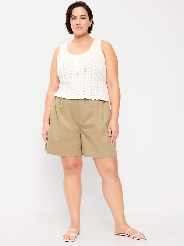 High-Waisted OGC Chino Shorts -- 6-inch inseam