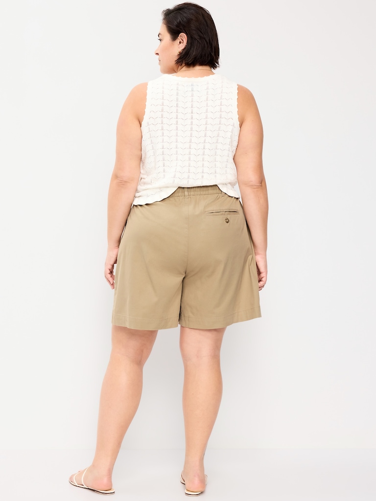 High-Waisted OGC Chino Shorts -- 6-inch inseam