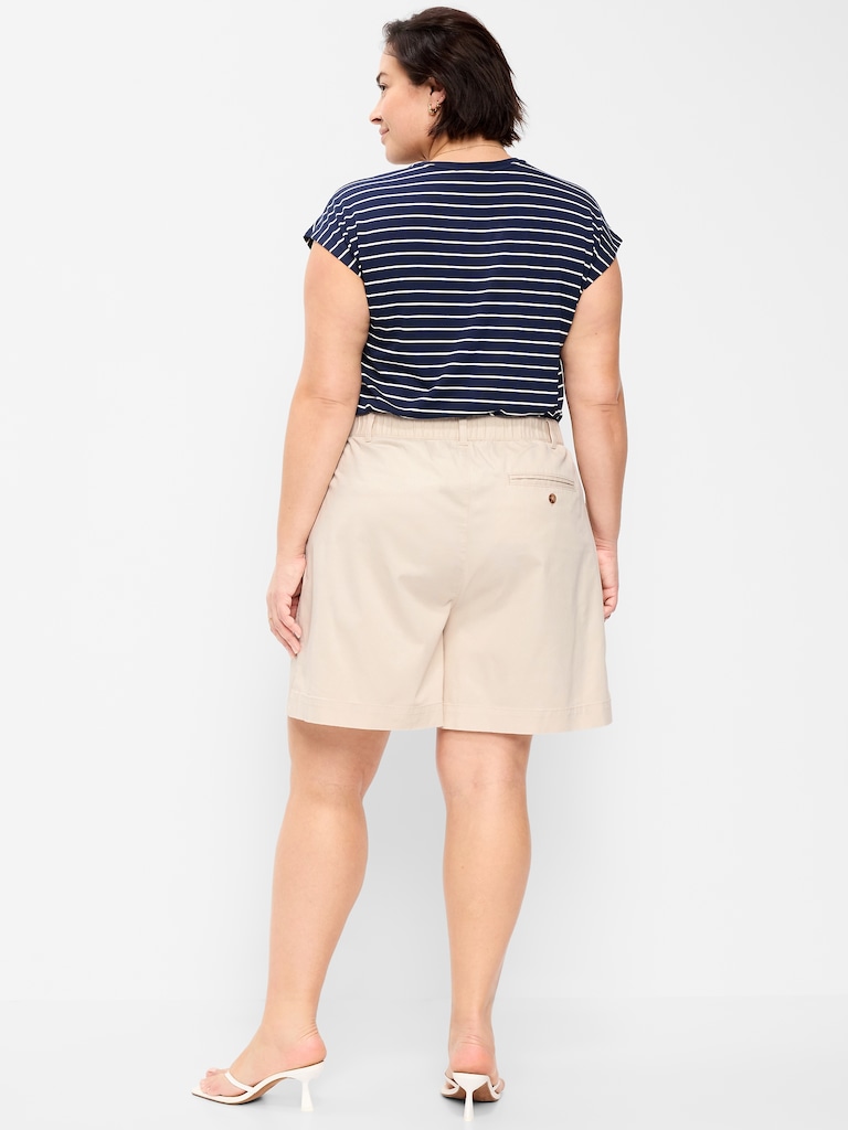 High-Waisted OGC Chino Shorts -- 6-inch inseam