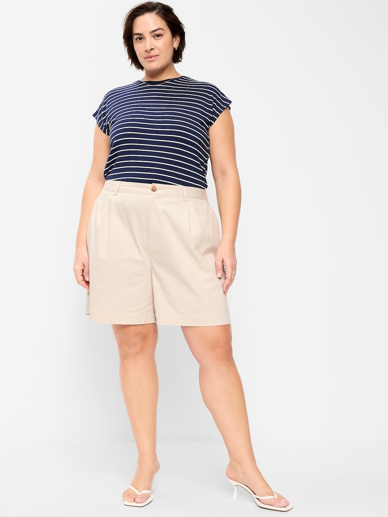 High-Waisted OGC Chino Shorts -- 6-inch inseam