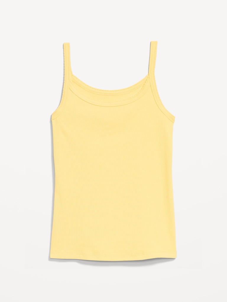 Rib-Knit Cami Tank Top
