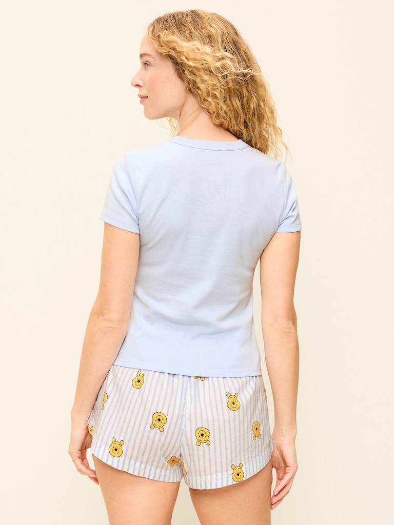 Old Navy x Disney Winnie the Pooh Short Sleeve Ringer T-Shirt for Women