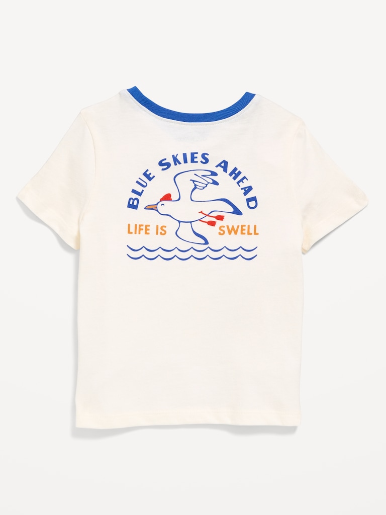 Short-Sleeve Unisex Graphic T-Shirt for Toddler