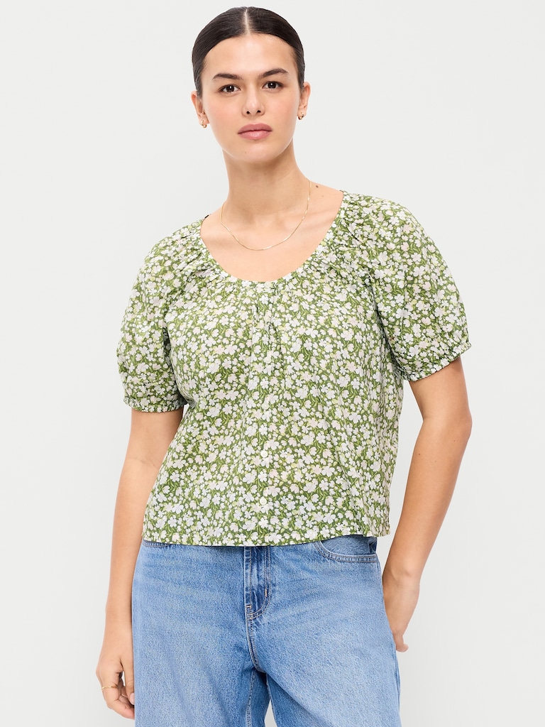 Airy Button-Down Top