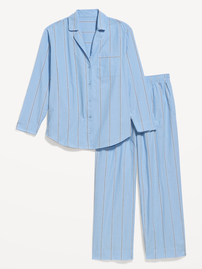 Poplin Pajama Pant Set
