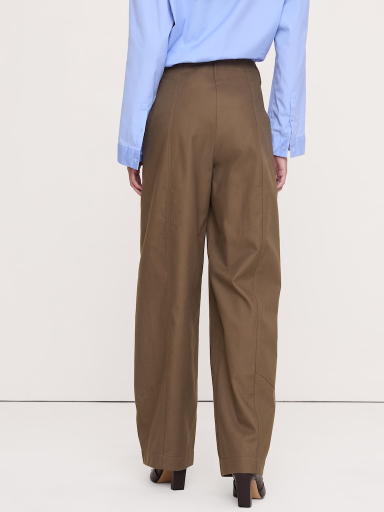 Ultra-High Rise Barrel Soft Chino