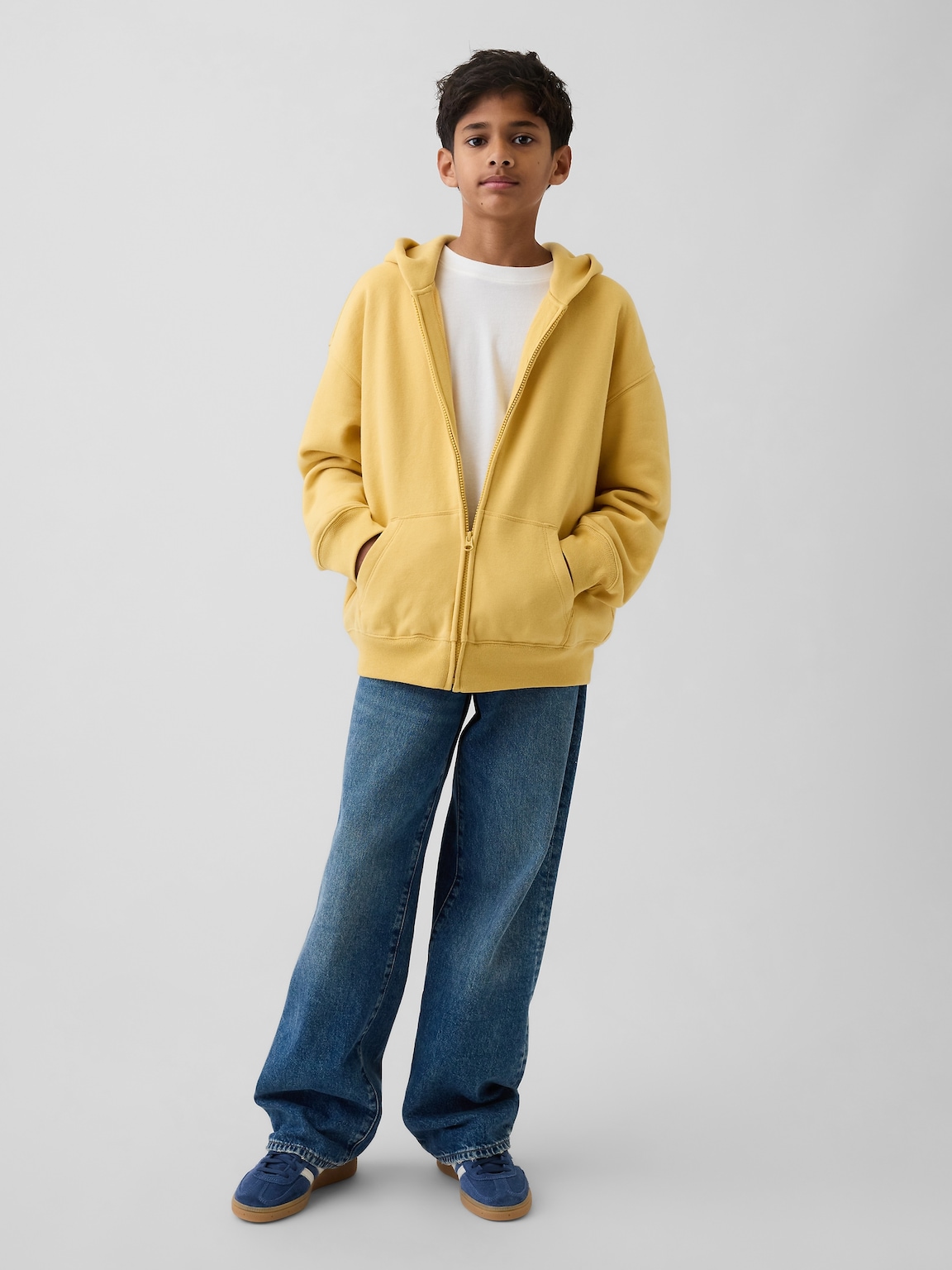 Kids VintageSoft Zip Hoodie