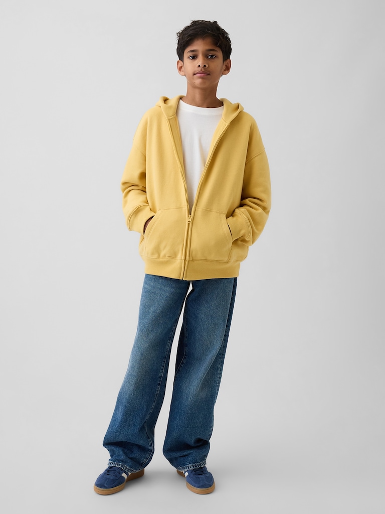 Kids VintageSoft Zip Hoodie