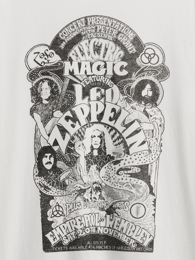 Led Zeppelin Relaxed Graphic T-Shirt