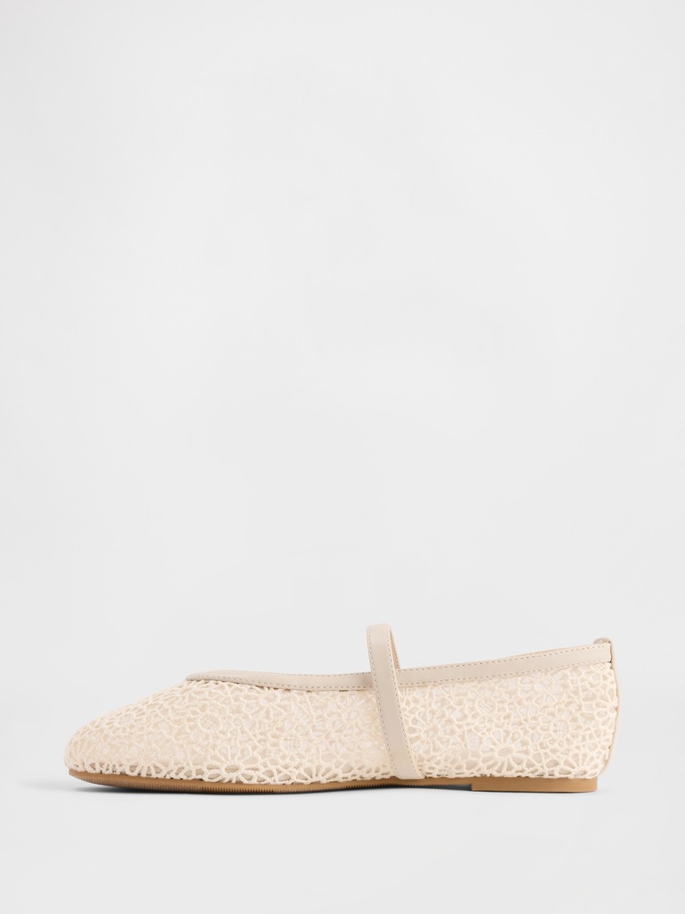 Kids Crochet Mary Jane Flats