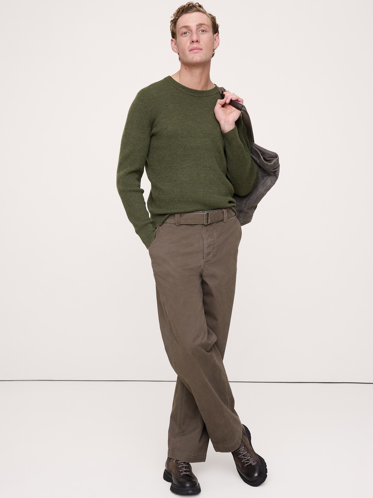 Merino Thermal Crew-Neck Sweater