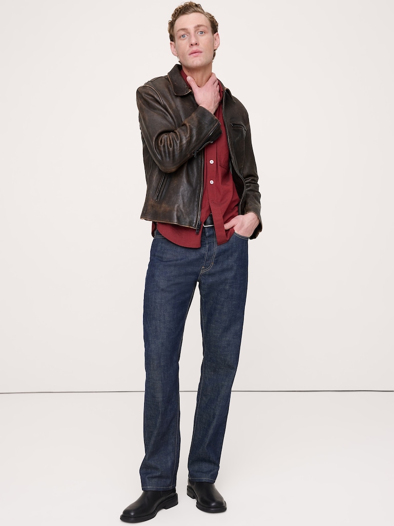 Relaxed-Fit Washed Cotton Poplin Shirt