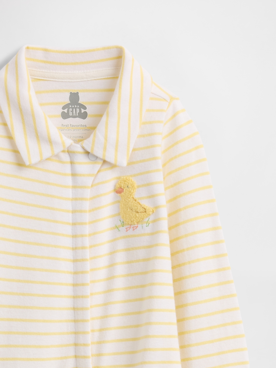 Baby First Favorites Organic Cotton Footed One-Piece